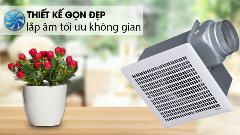 Thiết kế của Quạt hút âm trần có ống dẫn Mitsubishi VD-20ZP4T3