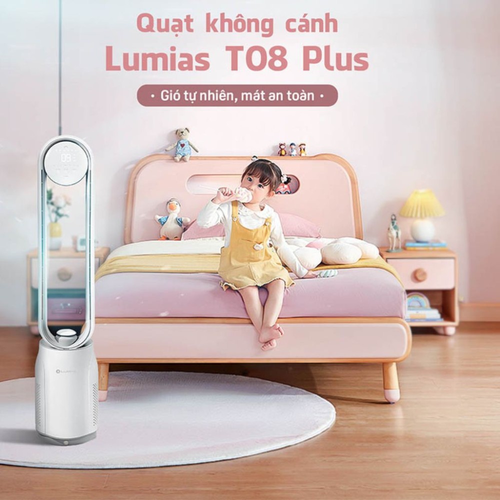 Quạt không cánh Lumias T08 PLUS - Hàng chính hãng