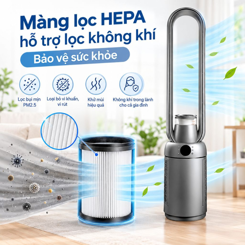 Quạt không cánh Paveden PBF-1155AG - Hàng chính hãng