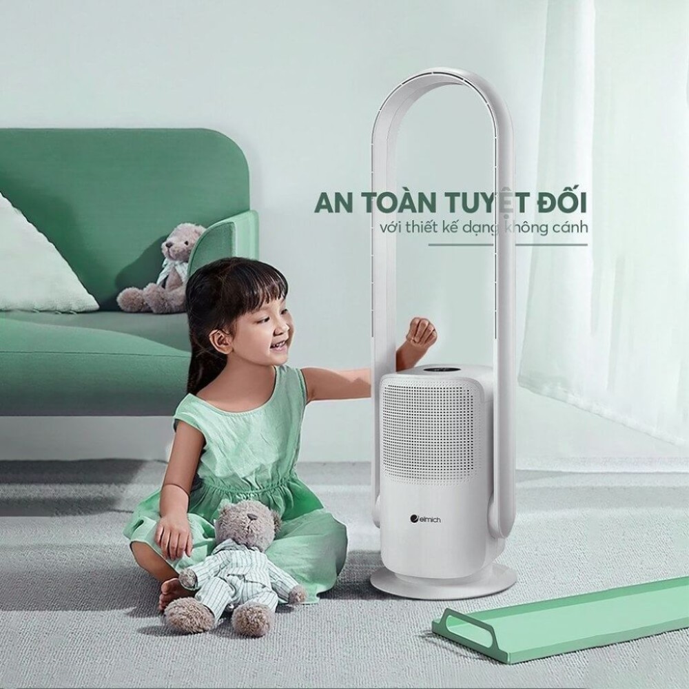 Quạt không cánh kết hợp lọc không khí Elmich BFE-3936 - Hàng chính hãng