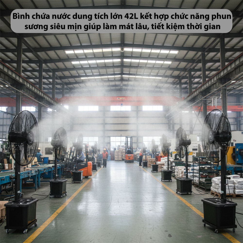 Quạt phun sương công nghiệp Kamaso FS-650 - Hàng chính hãng