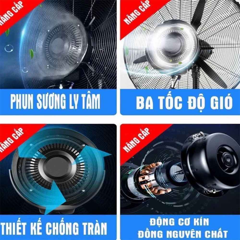 Quạt phun sương công nghiệp Kamaso FS-550 - Hàng chính hãng