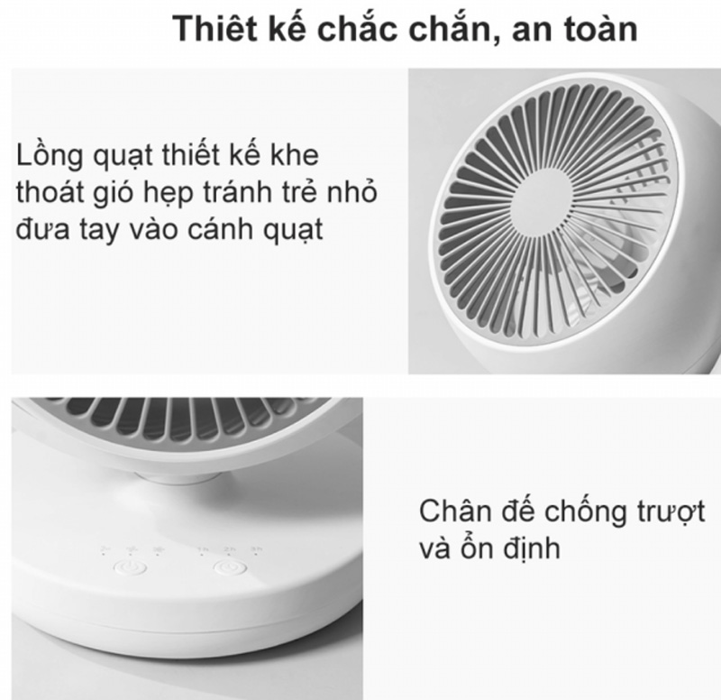 Thiết kế thông minh, đảm bảo an toàn trong quá trình sử dụng