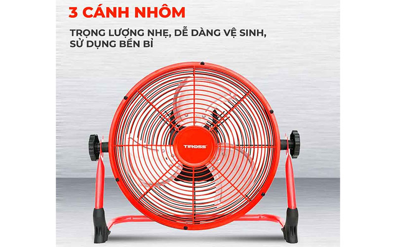 Cánh quạt của Quạt sạc tích điện Tiross TS9179