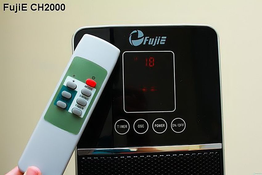 Màn hình hiển thị của quạt sưởi ceramic Fujie CH-2000