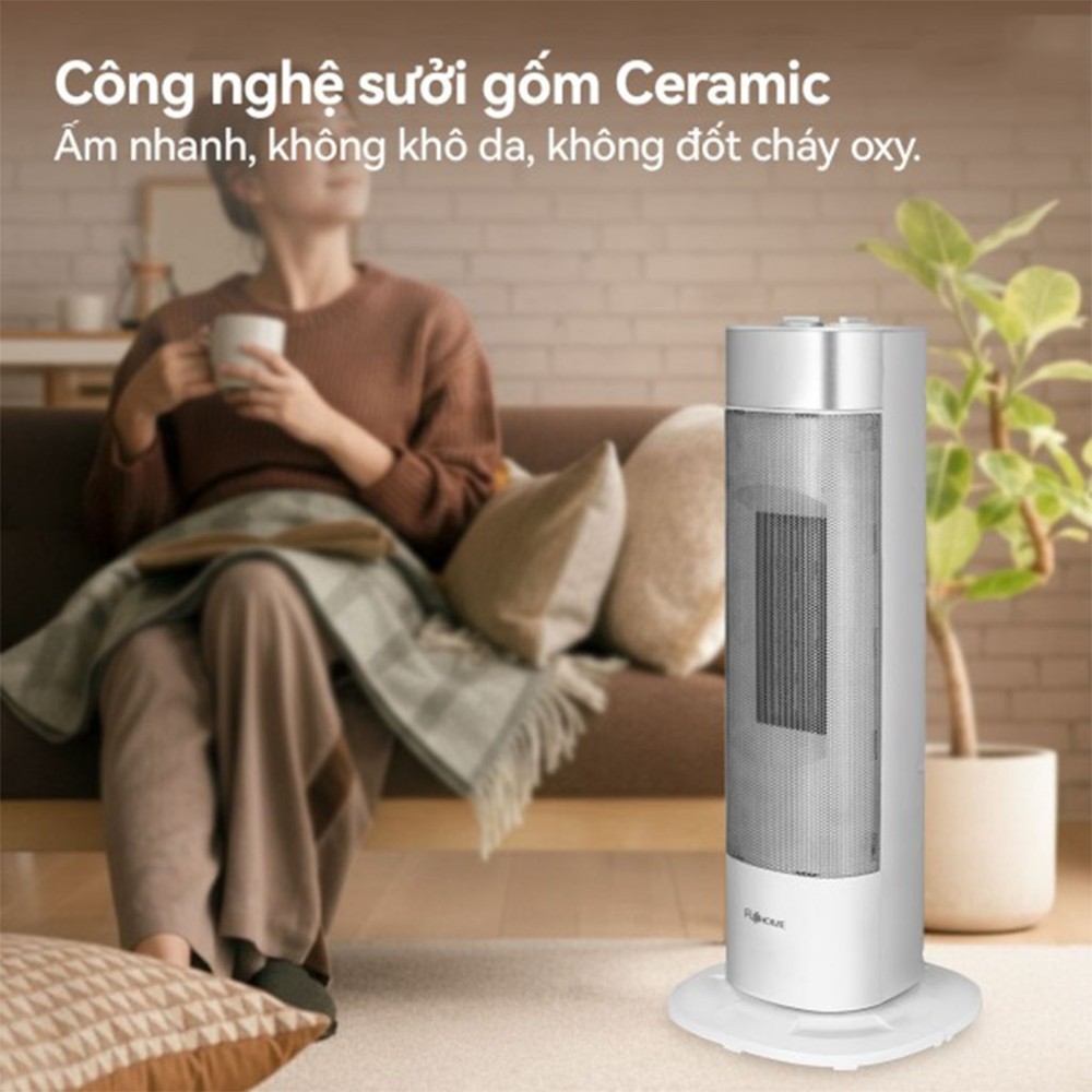 Quạt sưởi gốm Fujihome FH3100M - Hàng chính hãng