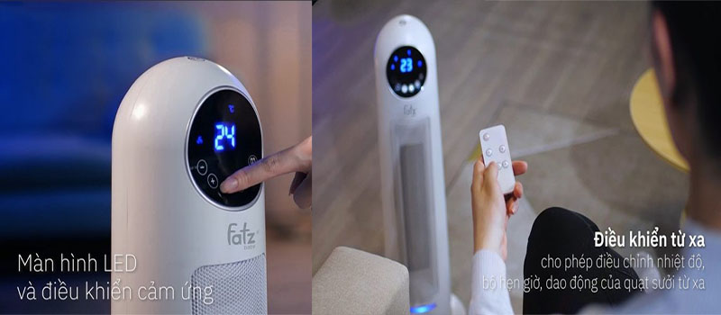 Điều khiển của Quạt sưởi gốm PTC Heat 1 Fatzbaby FB8165EA