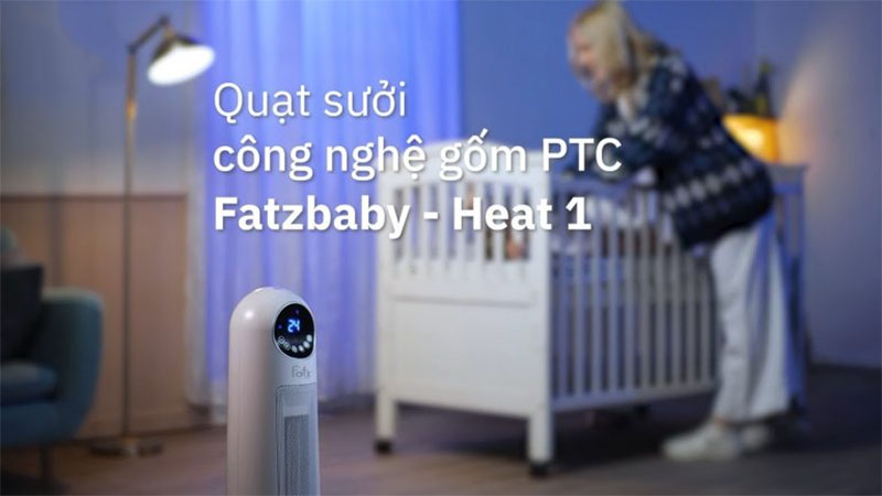 Công nghệ sưởi của Quạt sưởi gốm PTC Heat 1 Fatzbaby FB8165EA