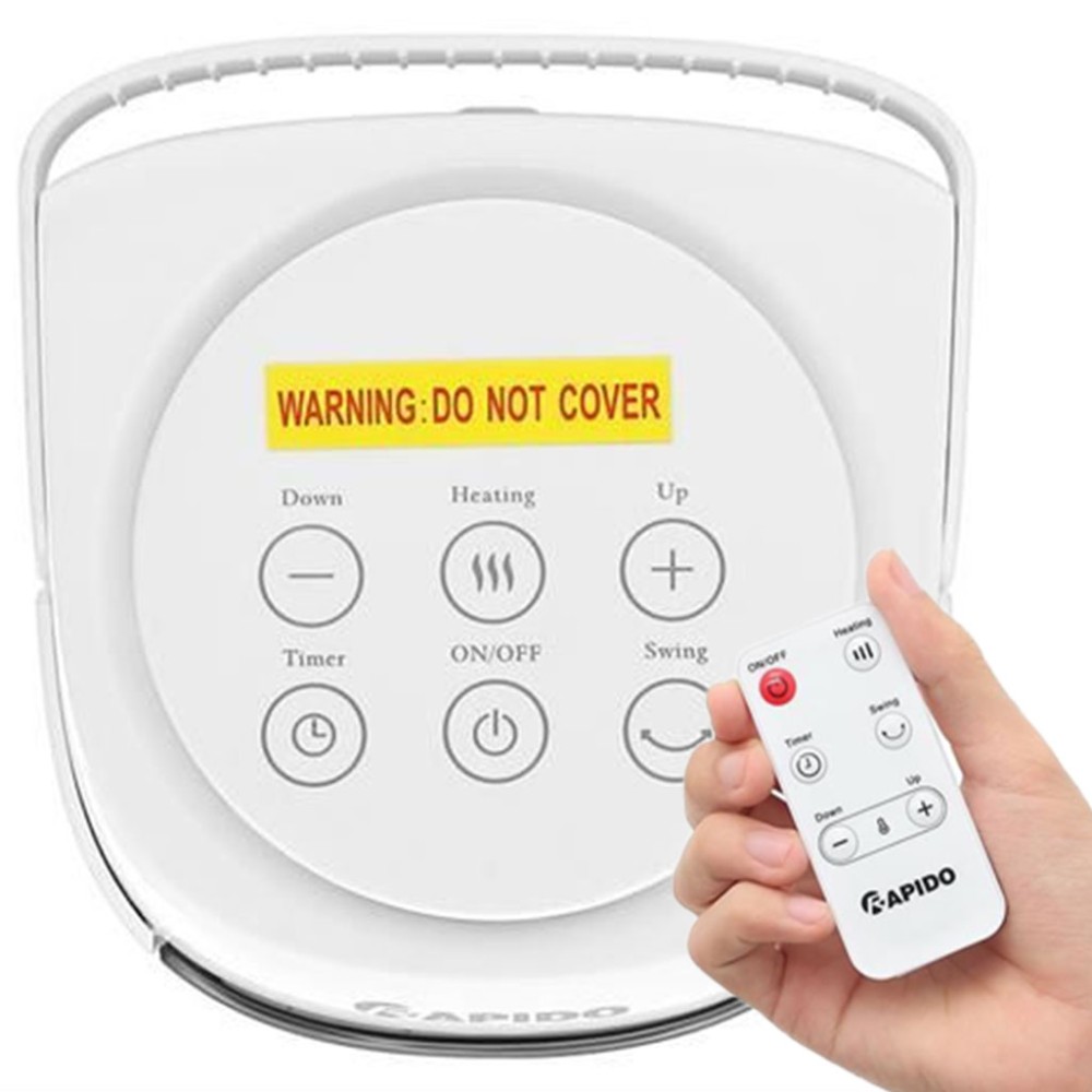 Quạt sưởi gốm Rapido RCH-2000SDW - Hàng chính hãng