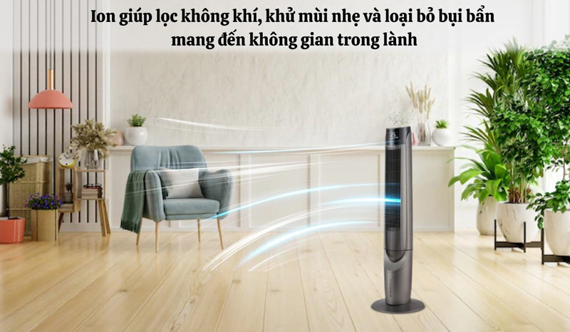 Công nghệ lọc ion hiện đại cho không khí trong lành