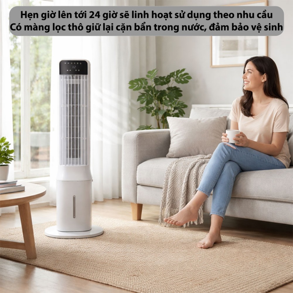 Quạt tháp làm mát bằng hơi nước Fujihome AC-1000B - Hàng chính hãng