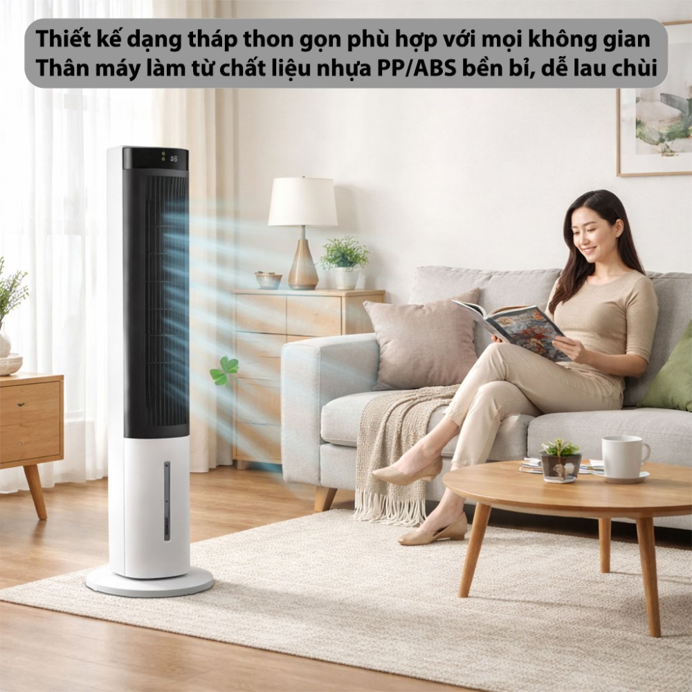 Quạt tháp làm mát bằng hơi nước Fujihome AC-1001C - Hàng chính hãng