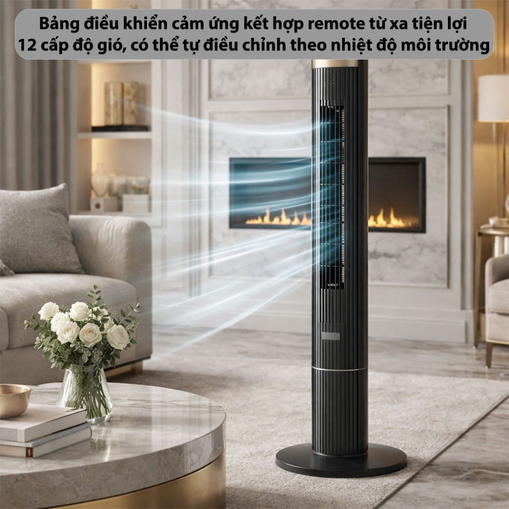 Quạt tháp thông minh lọc không khí Fujihome TF-21HL-DC - Hàng chính hãng