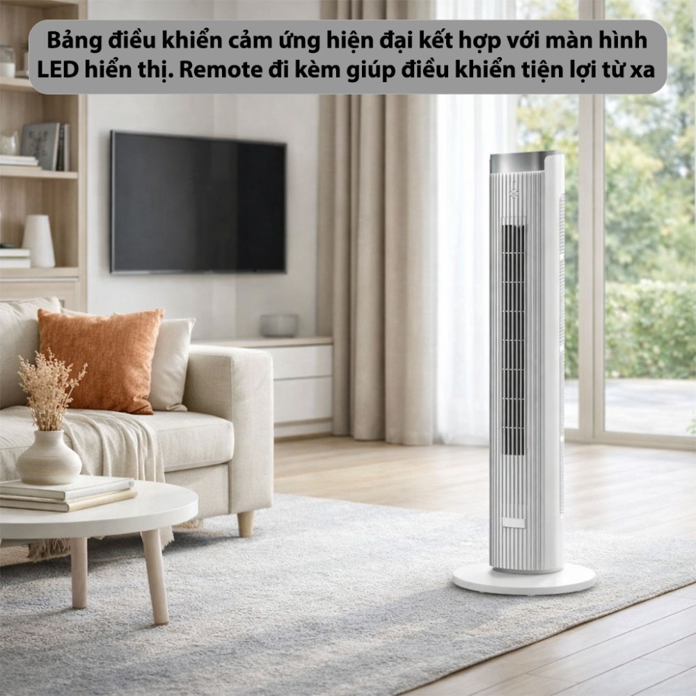 Quạt tháp thông minh lọc không khí Fujihome TF-21L-DC - Hàng chính hãng