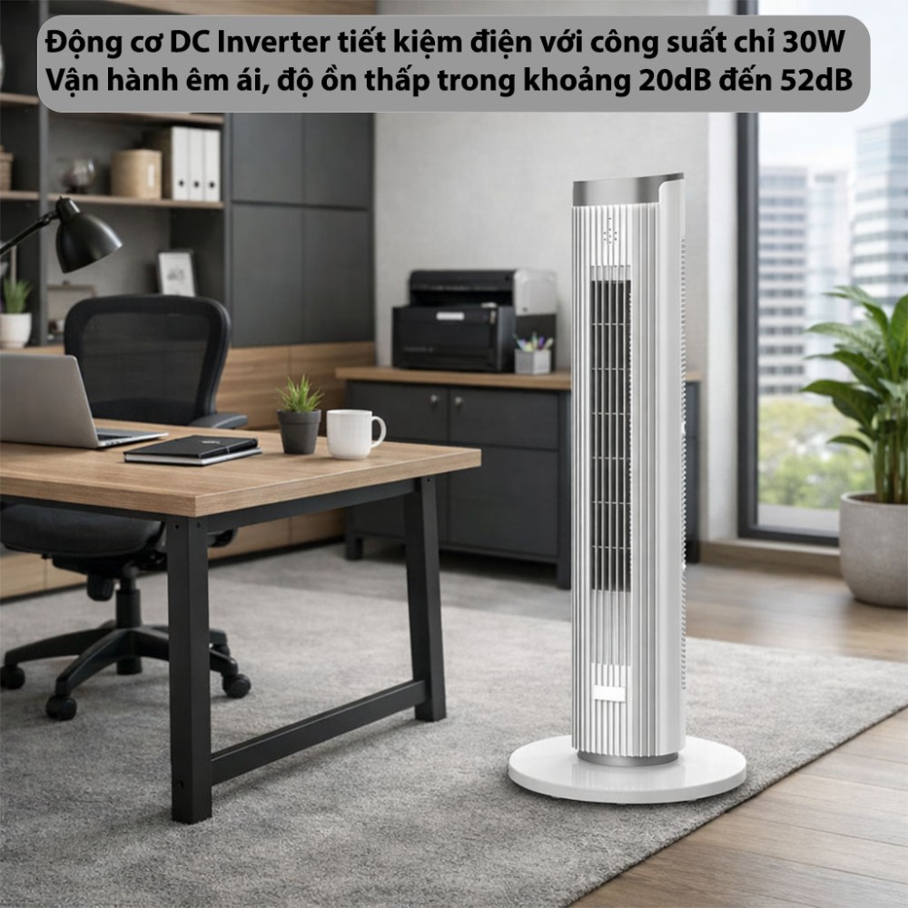 Quạt tháp thông minh lọc không khí Fujihome TF-21L-DC - Hàng chính hãng