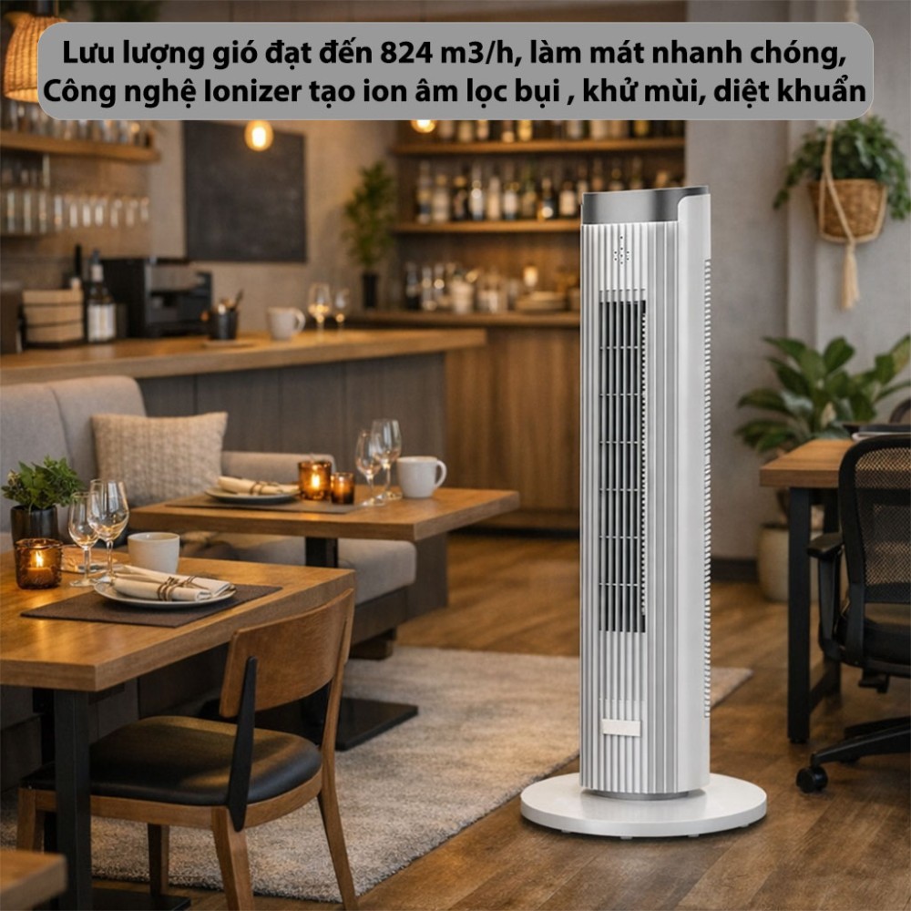 Quạt tháp thông minh lọc không khí Fujihome TF-21L-DC - Hàng chính hãng