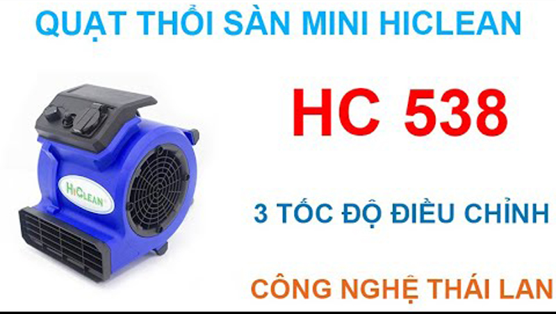 HiClean HC538 còn có khả năng làm mát và thông gió