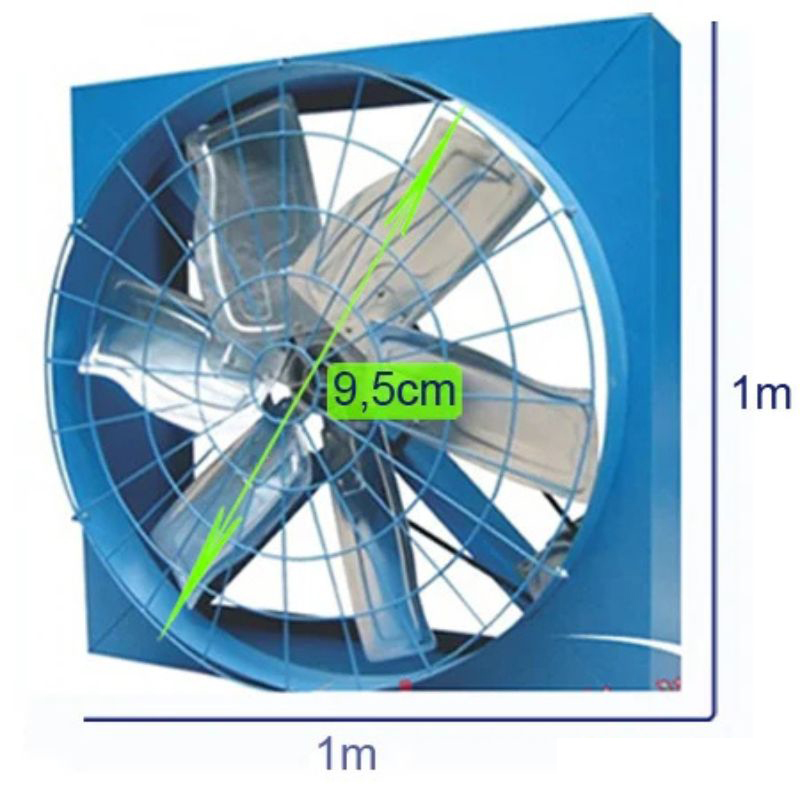 Kích thước của quạt thông gió  iFan 10C