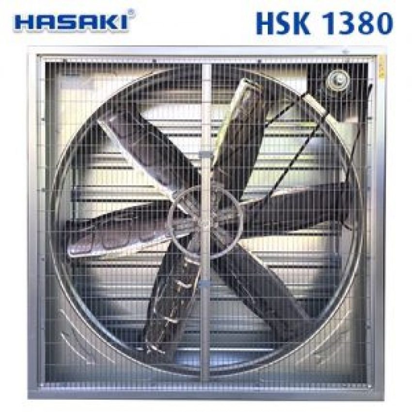 Quạt thông gió vuông gián tiếp Hasaki HSK 1380