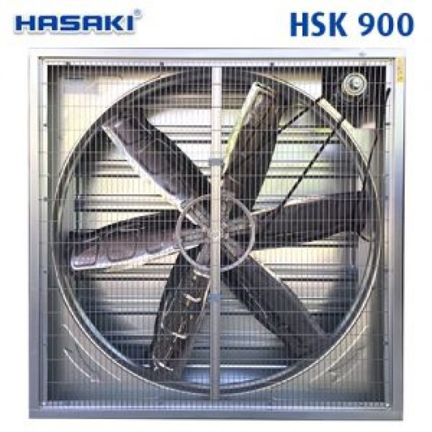  Quạt thông gió vuông gián tiếp Hasaki HSK 900