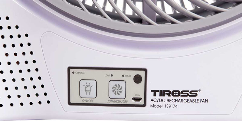 Quạt tích điện Tiross TS9174