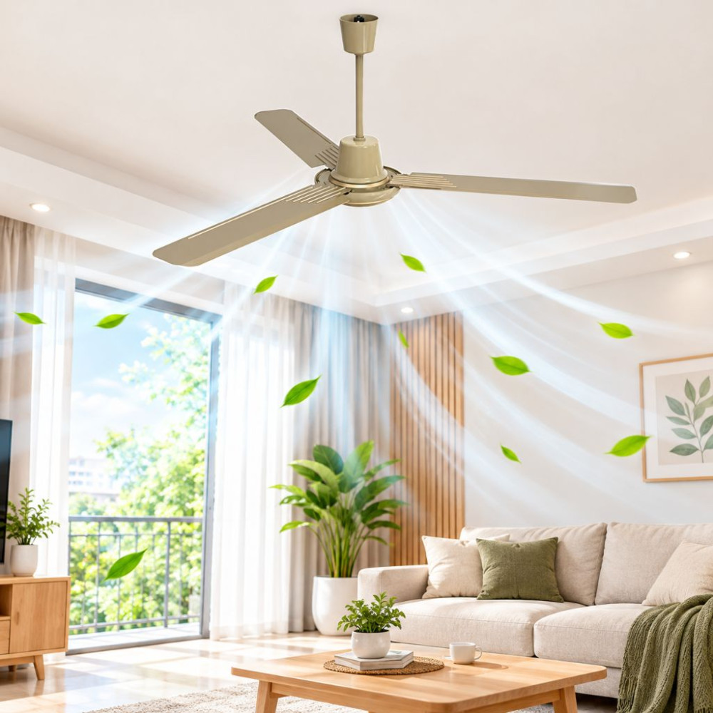 Quạt trần 3 cánh Sunhoue HD7659GY - Hàng chính hãng