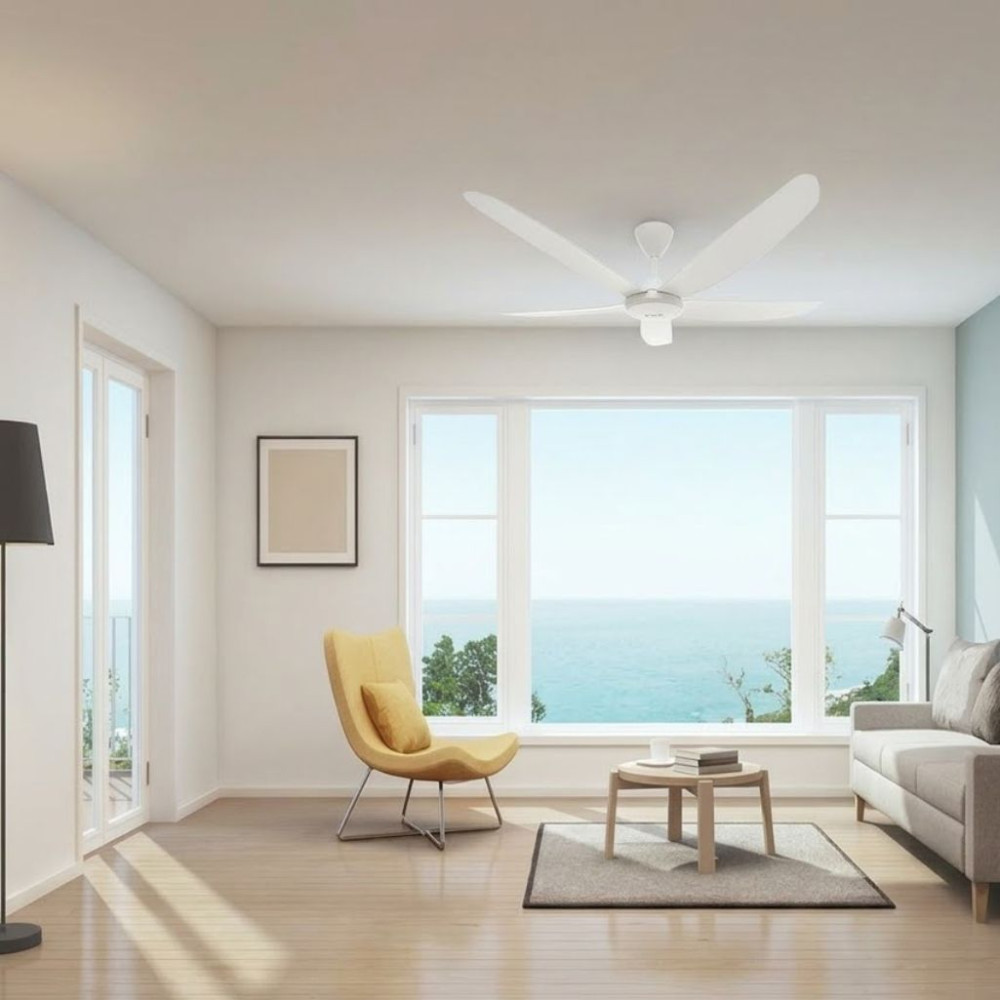 Quạt trần Sunhouse Apex 5 cánh APF7668W - Hàng chính hãng