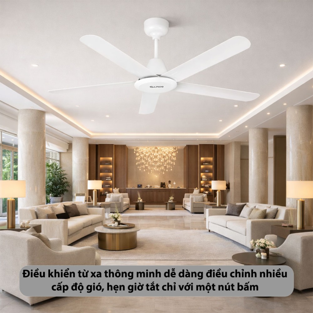 Quạt trần Rapido RCF-5W-A56 - Hàng chính hãng