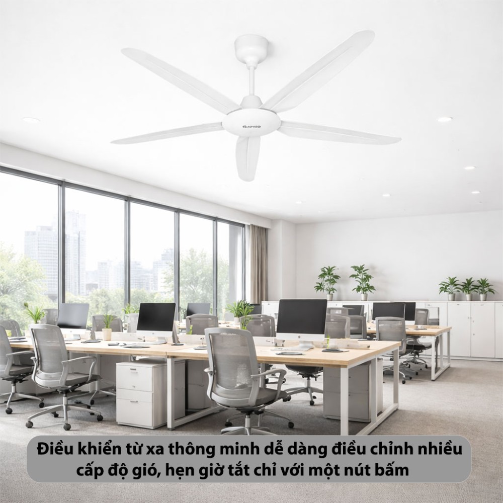 Quạt trần Rapido RCF-5W-P54 - Hàng chính hãng