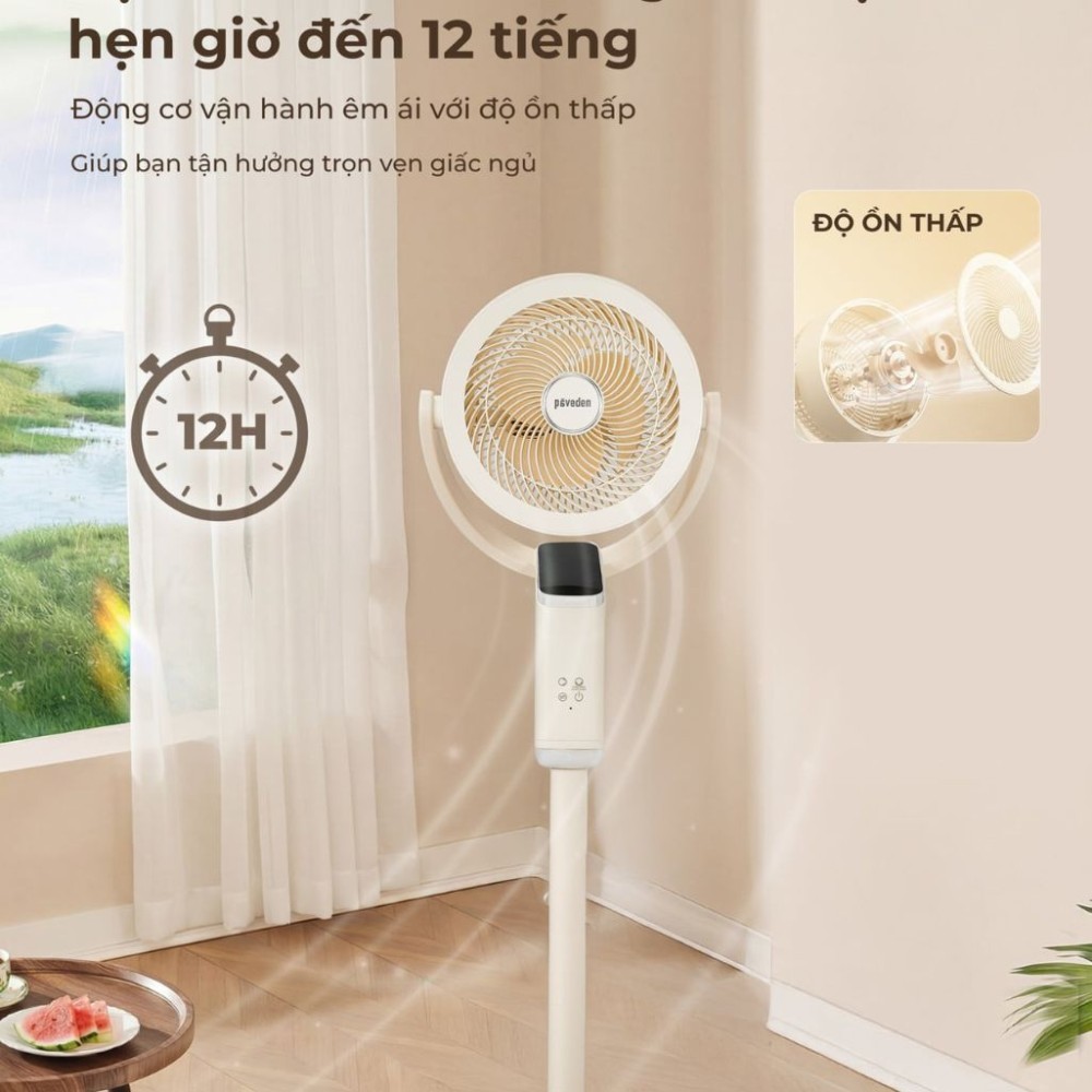  Quạt tuần hoàn không khí Paveden PCF-18RHW - Hàng chính hãng