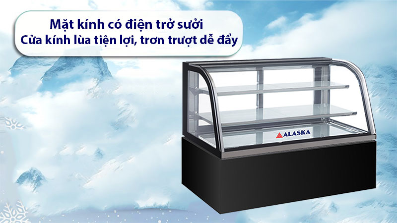 Hệ thống sưởi kính của Quầy bánh Alaska G-12L