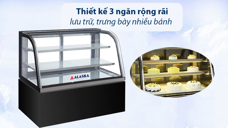 Thiết kế của Quầy bánh Alaska G-15L