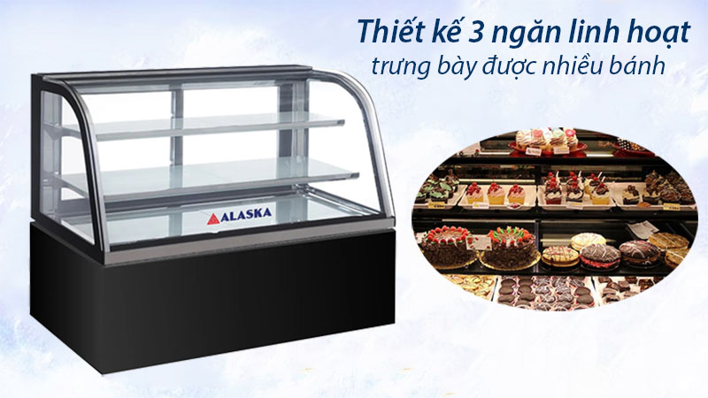 Thiết kế của Quầy bánh Alaska G-18L