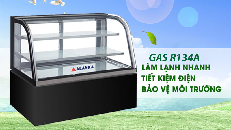 Gas làm lạnh của Quầy bánh Alaska G-18L