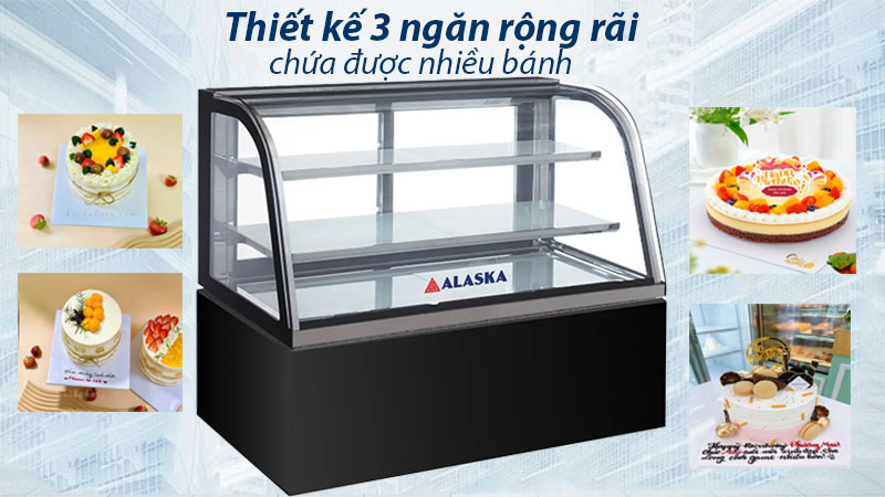 Thiết kế của Quầy bánh Alaska G-18L3