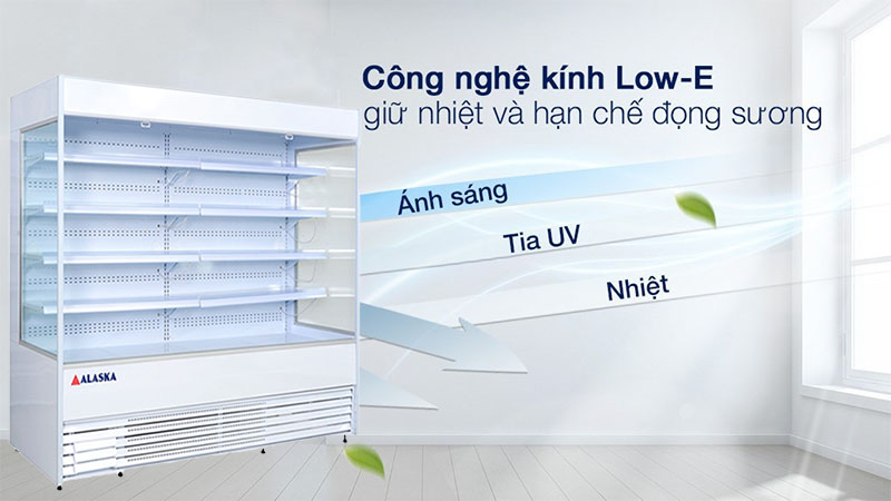 Công nghệ kính của Quầy siêu thị Alaska SM-20