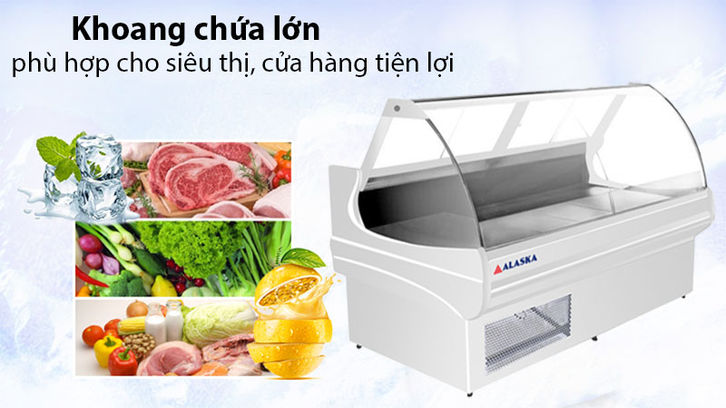 Thiết kế khoang chứa của Quầy thịt nguội Alaska GNF-15S