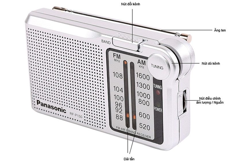 Chi tiết của radio Panasonic RF-P150