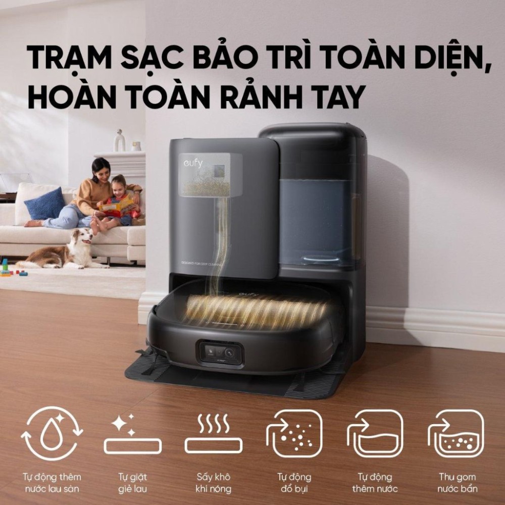 Robot hút bụi lau nhà Eufy OMNI E25 - Hàng chính hãng