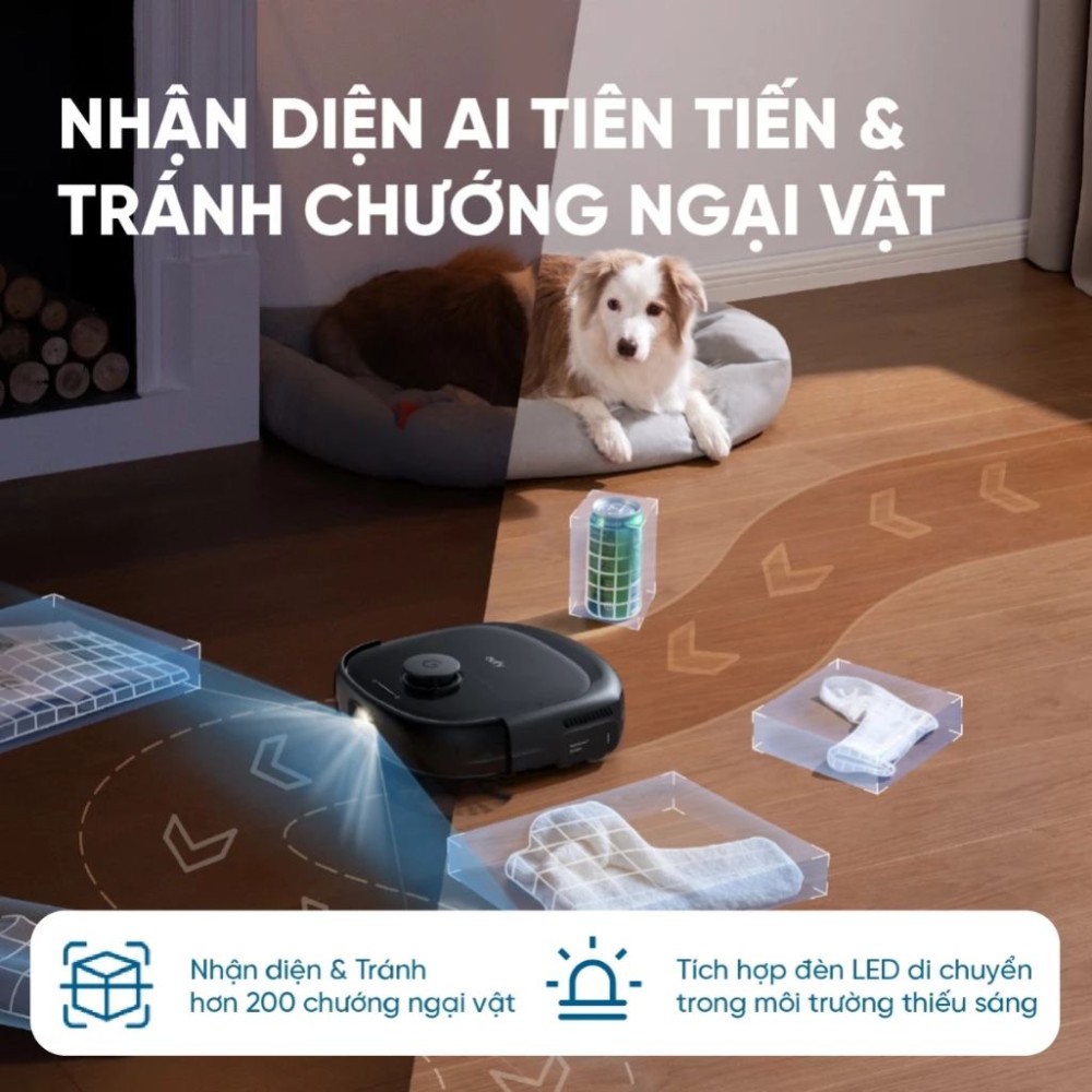Robot hút bụi lau nhà Eufy OMNI E28 - Hàng chính hãng