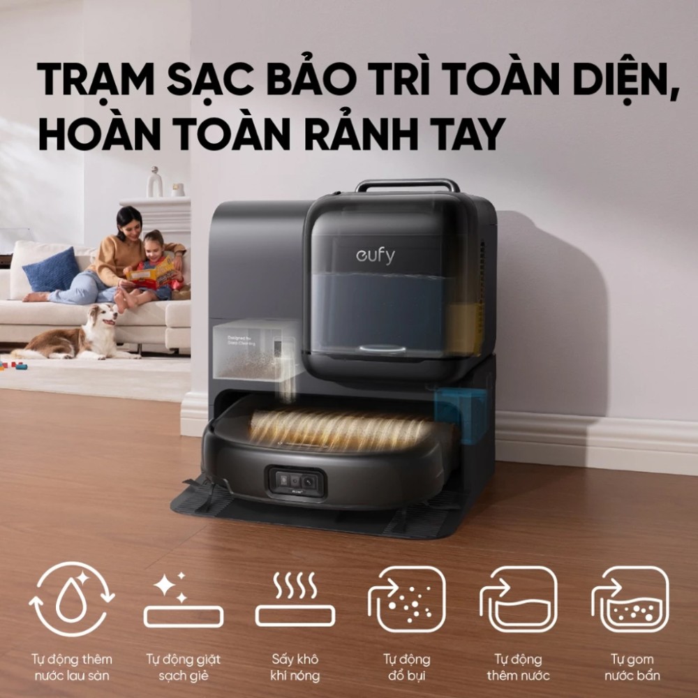 Robot hút bụi lau nhà Eufy OMNI E28 - Hàng chính hãng