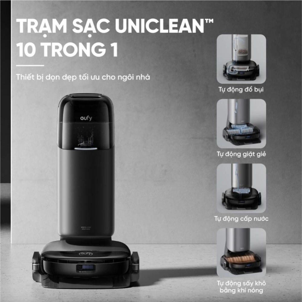 Robot hút bụi Eufy S1 Pro Omni - Hàng chính hãng