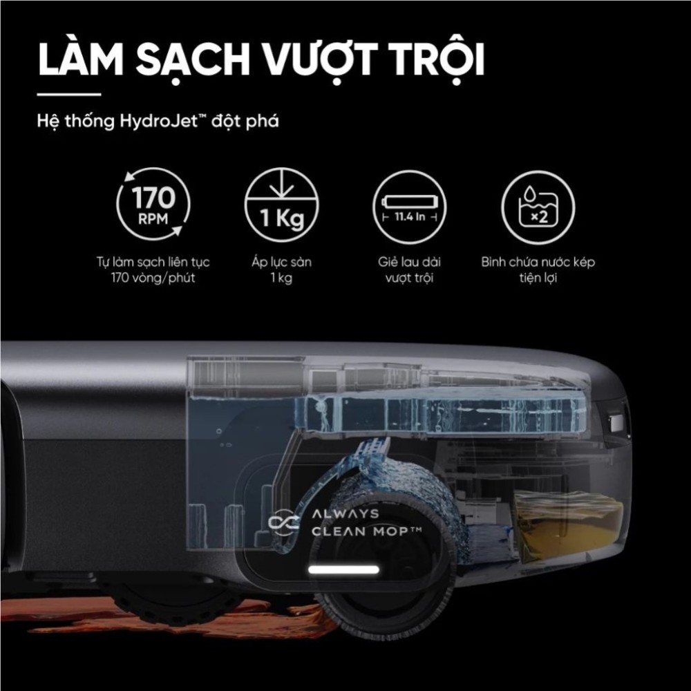 Robot hút bụi Eufy S1 Pro Omni - Hàng chính hãng