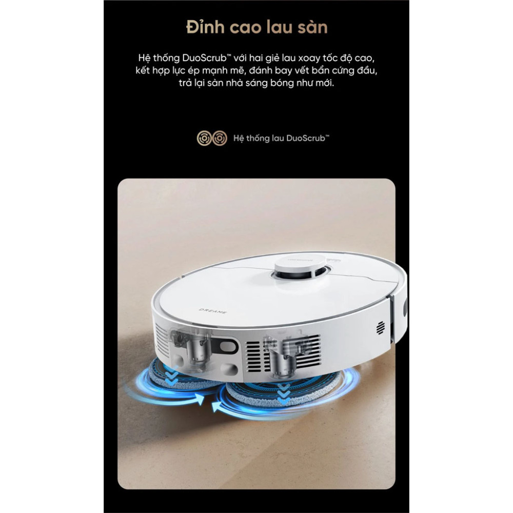 Robot hút bụi lau nhà Dreame D20 Ultra - Hàng chính hãng