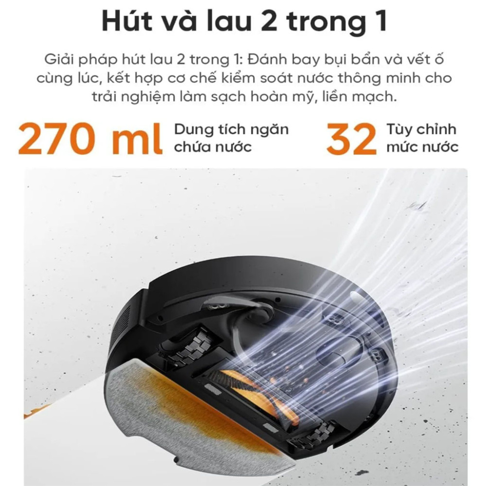 Robot hút bụi lau nhà Dreame F20 - Hàng chính hãng