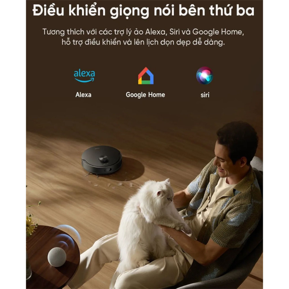 Robot hút bụi lau nhà Dreame F20 - Hàng chính hãng