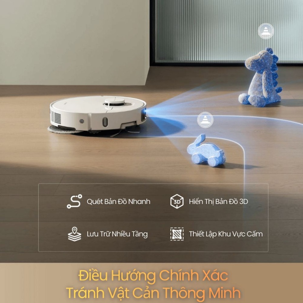 Robot hút bụi lau nhà Dreame L50 ULTRA CE - Hàng chính hãng