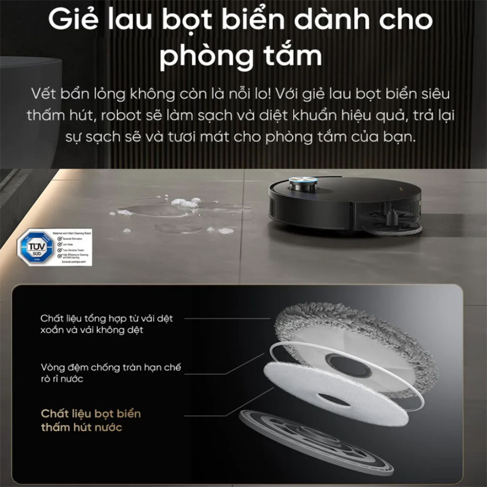 Robot hút bụi lau nhà Dreame Matrix 10 Ultra - Hàng chính hãng