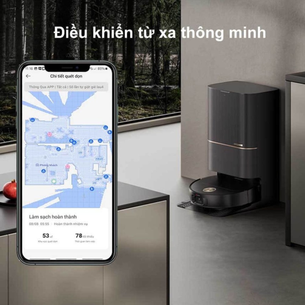 Robot hút bụi lau nhà Dreame X50 Ultra - Hàng chính hãng