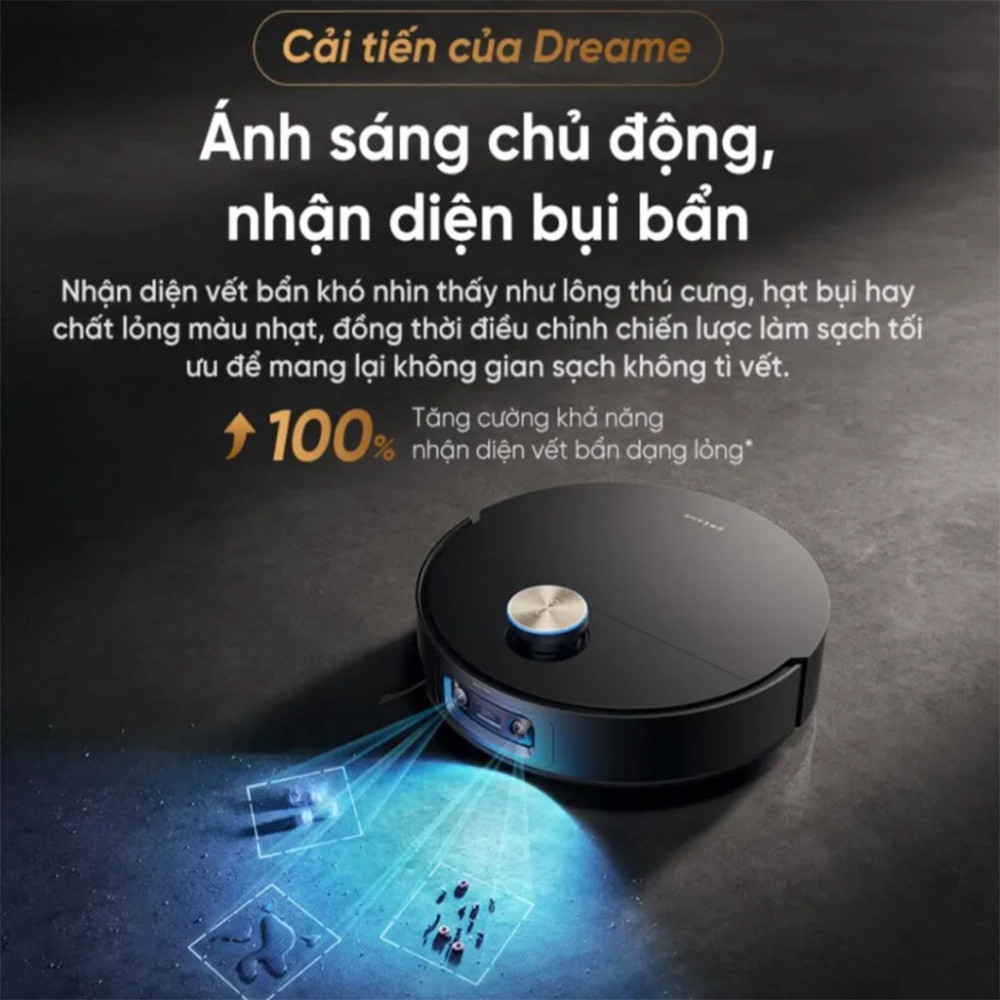 Robot hút bụi lau nhà Dreame X60 Master - Hàng chính hãng